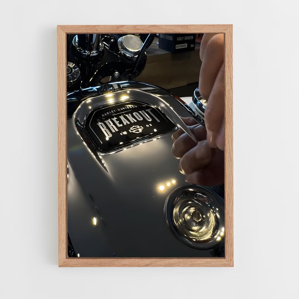 Poster L'Éclat de la Moto – affiche Harley-Davidson (vue 4)